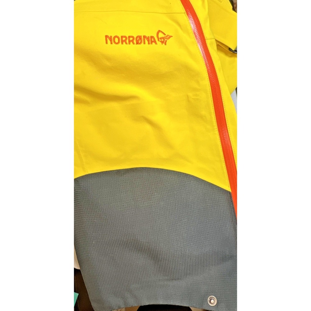 Norrona Lofoten Gore‑Tex Pro Ski Pants Women's Small Yellow Waterproof - Picture 12 of 12